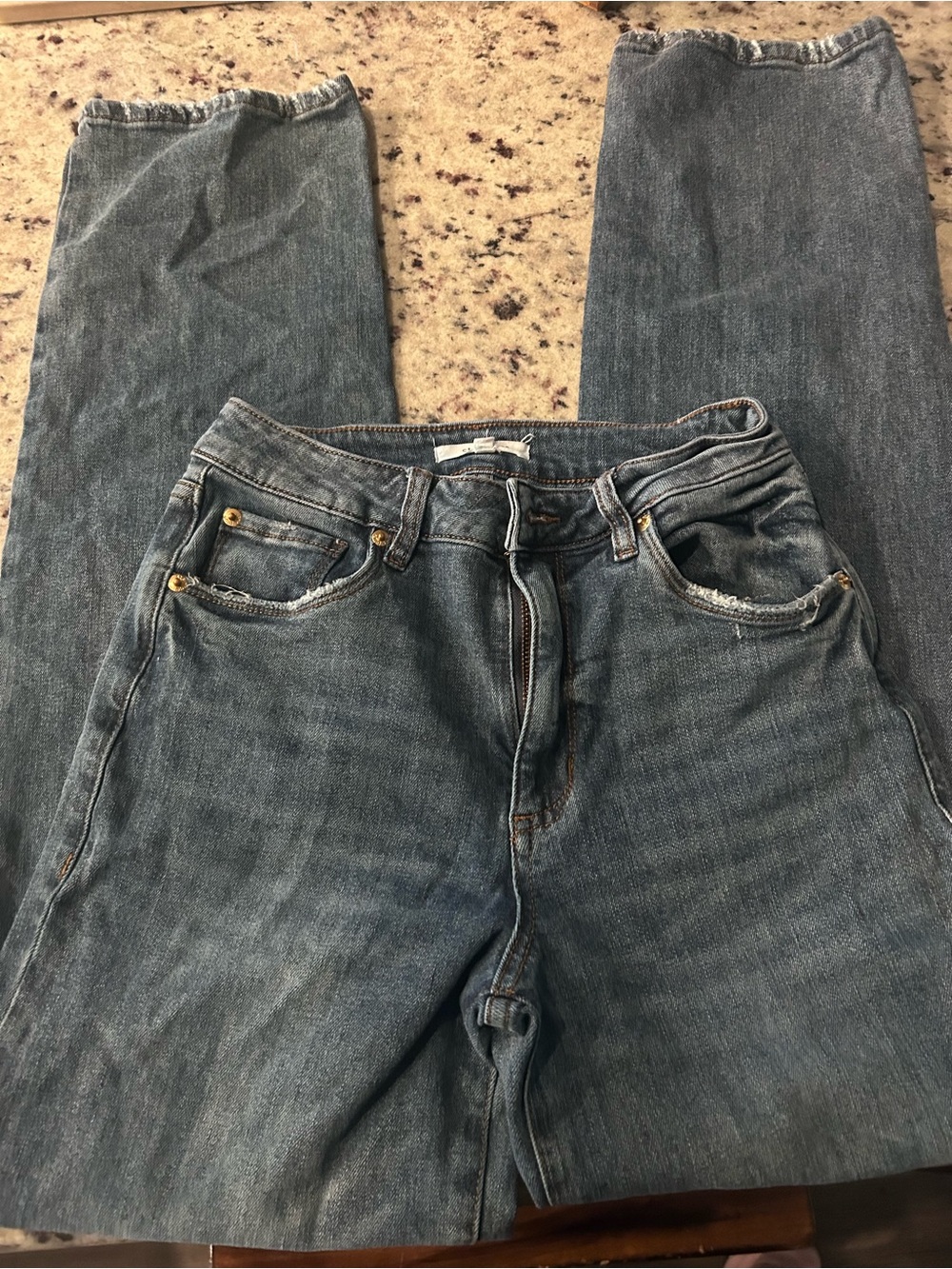 STS Blue Women's Classic Straight-Leg Jeans in Faded Denim Blue